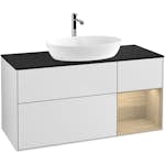 Tvättställsskåp Villeroy & Boch Finion med 3 Lådor Hylla och Bänkskiva för Fristående Tvättställ från Artis & Collaro