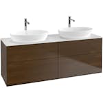 Tvättställsskåp Villeroy & Boch Finion med 4 Lådor och Bänkskiva för Två Fristående Tvättställ från Artis & Collaro