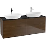 Tvättställsskåp Villeroy & Boch Finion med 4 Lådor och Bänkskiva för Två Fristående Tvättställ från Artis & Collaro