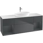 Tvättställsskåp Villeroy & Boch Finion med Två Hyllor och Bänkskiva för Fristående Tvättställ från Artis & Collaro