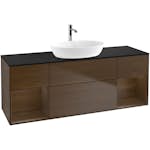 Tvättställsskåp Villeroy & Boch Finion med Två Hyllor och Bänkskiva för Fristående Tvättställ från Artis & Collaro