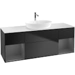 Tvättställsskåp Villeroy & Boch Finion med Två Hyllor och Bänkskiva för Fristående Tvättställ från Artis & Collaro
