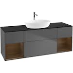 Tvättställsskåp Villeroy & Boch Finion med Två Hyllor och Bänkskiva för Fristående Tvättställ från Artis & Collaro