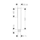 Pinnhanddusch Axor Starck 1jet