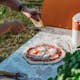 Pizzaugn GrillSymbol Pizzo med Pizzabord XL Inox