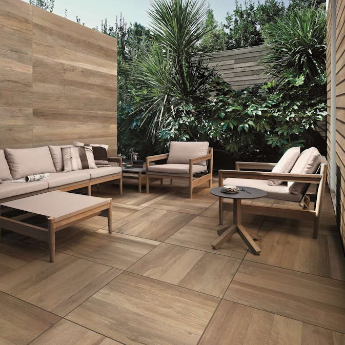 Uteklinker Pronto Klinkerdäck Nature Oak Doga 60x60 cm