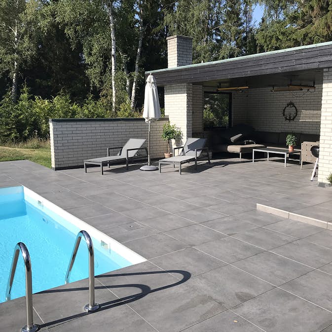 Uteklinker Pronto Klinkerdäck Manhattan Tribeca 60x60 cm