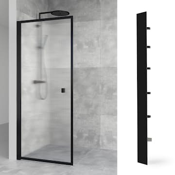 Duschpaket Macro Design Duschdörr Empire Linjeglas 885 med Hide Duschhylla