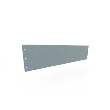 Planteringskant Flexigarden Aluzink Övergång 120-180 mm 500 mm