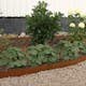 Planteringskant Flexigarden Corten 180 mm Hörn Justerbart