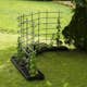 Planteringskant Flexigarden Svart 120 mm Skarvplåt