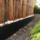 Planteringskant Flexigarden Svart 180 mm Hörn Justerbart