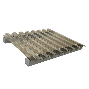 Plasttak Halle Polysol Komplett Tak Rök