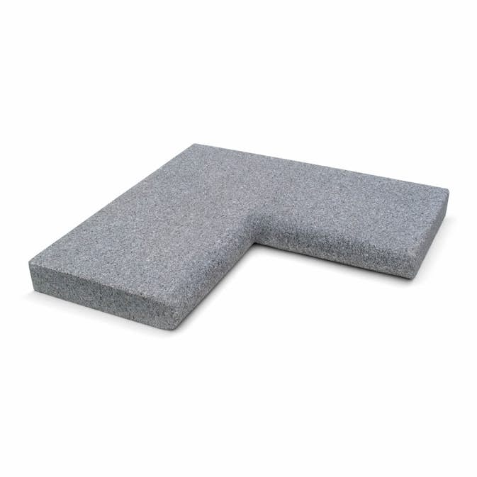 Poolkant St:Eriks Granit Porto Antracit 500/500x250x50 mm Innerhörn