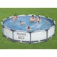 Poolpaket Bestway Steel Pro Max Ø3,66m 76cm Stålramspool Ovanmark med Filterpump