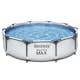 Poolpaket Bestway Steel Pro Max Ø3m Stålramspool Ovanmark med Filterpump