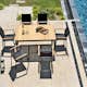 Matgrupp LifestyleGarden Portals 160 cm med 6 Lite Stolar