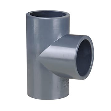 Rör T-stycke Planet Pool PVC Ø 50 mm Limdel för Pool & Utomhusbad