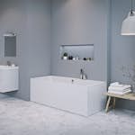 Badkar Strømberg Quantum Enkel Rygglutning