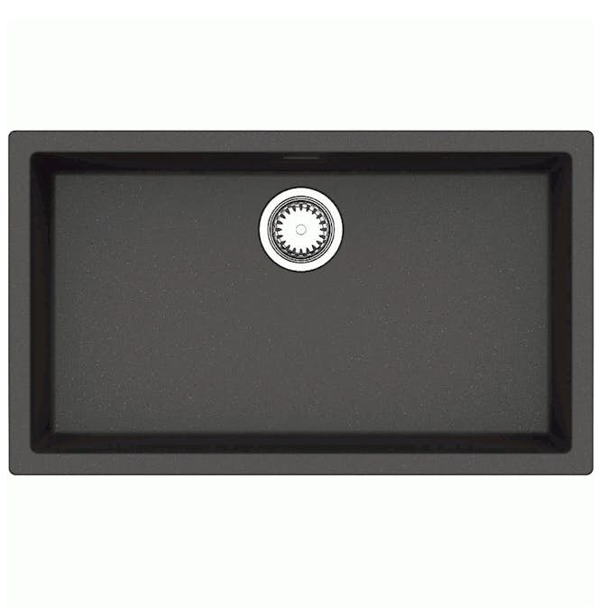 Diskho Lavabo Reginox Amsterdam 72 Black Silvery