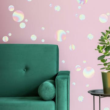 Väggdekor RoomMates Holographic Circle