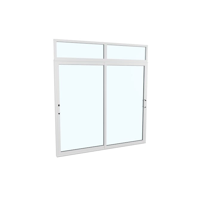 Skjutdörr med Överljus Landskap Robust Året Runt 2-del