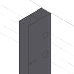 Rördragningsprofil Bathlife Profil Vit