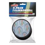Polerrondell Turtle Wax Svart 100mm 2-pack