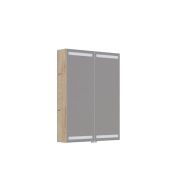 Spegelskåp Dansani Luna Level med Belysning och Ljusstyrning