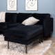U-soffa Venture Home Zoom Sammet