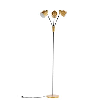 Vifta är en nätt och stilren golvlampa från Venture Home med 3 ljuskällor. Lampan kräver enklare montering.