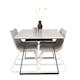Matgrupp Venture Home Estelle 140 med 4 Cornelia Stolar