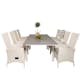 Matgrupp Venture Home Lova 160/240 med 8 Pishi Stolar