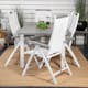Matgrupp Venture Design Aleyna 160/240 med 6 Stolar