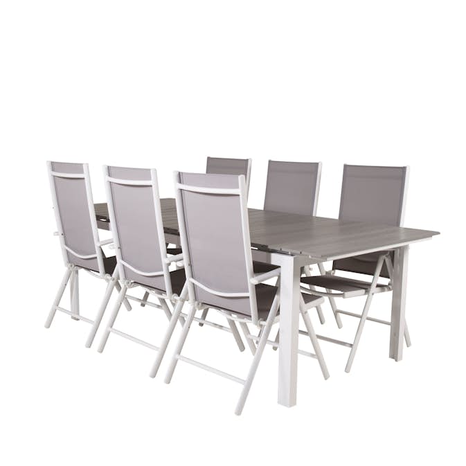 Matgrupp Venture Home Lova 224/324 med 6 Bront Stolar