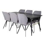 Matgrupp Venture Home Gold med 6 Gemma Stolar