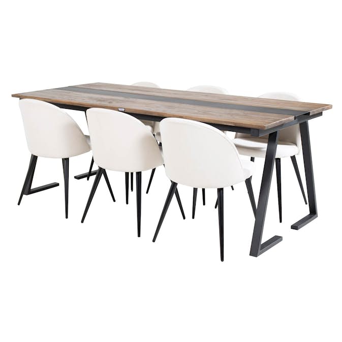 Matgrupp Venture Home Jane med 6 Valentina Stolar Manchester