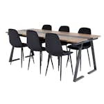 Matgrupp Venture Home Jane med 6 Phoi Stolar