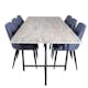 Matgrupp Venture Home Jenni med 6 Plake Stolar