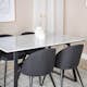 Matgrupp Venture Home Estelle 140 med 4 Valentina Stolar PolyEstelletyg