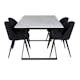 Matgrupp Venture Home Estelle 140 med 4 Valentina Stolar PolyEstelletyg