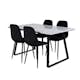 Matgrupp Venture Home Estelle 140 med 4 Phoi Stolar