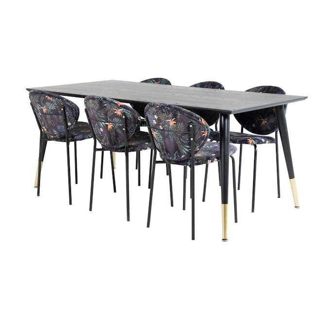 Matgrupp Venture Home Disa med 6 Valor Stolar