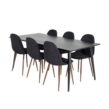 Matgrupp Venture Home Dipp med 6 Polar Stolar