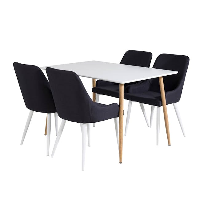 Matgrupp Venture Home Pobbie med 4 Plake Stolar Polyestertyg