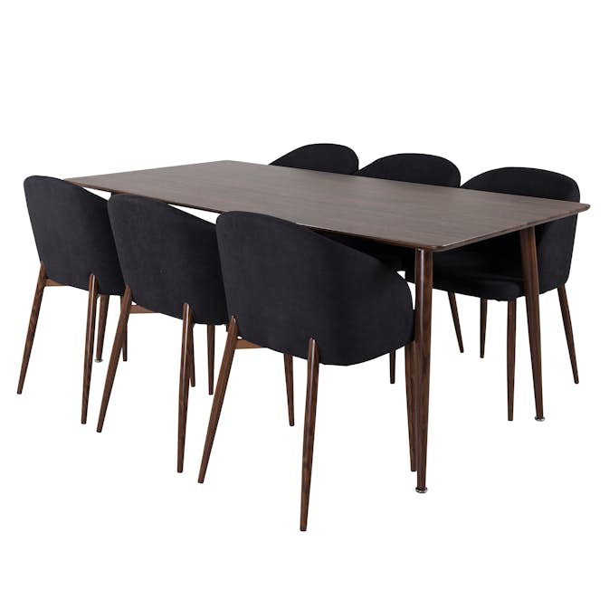 Matgrupp Venture Home Pobbie med 6 Archie Stolar Polyestertyg