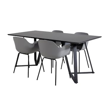 Matgrupp Venture Home Madde med 4 Colombine Stolar