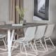 Matgrupp Venture Home Madde med 6 Cornelia Stolar