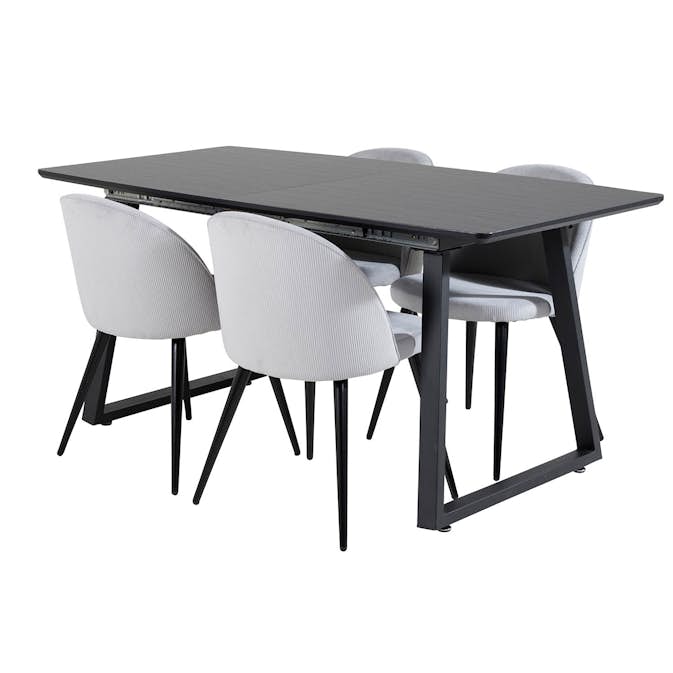 Matgrupp Venture Home Ina med 4 Valentina Stolar Manchester