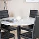 Matgrupp Venture Home Roxanna med 4 Sly Stolar Runt